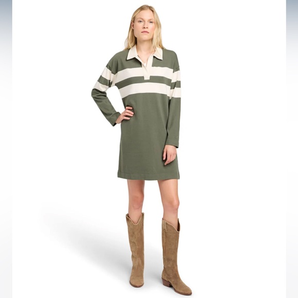 NWT Faherty Sport Jersey Polo Dress - Picture 7 of 8